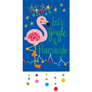 Flamingle Flag | Applique Flags | Christmas Flags | Cool Flags