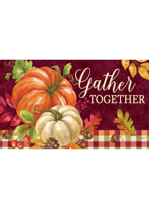 Gather Pumpkins Doormat | Decorative Doormats | MatMates