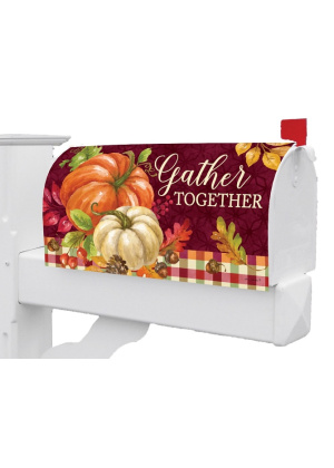 Gather Pumpkins Mailbox Cover | Mailbox Covers | Mailbox Wraps