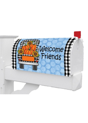 Gingham Truck Mailbox Cover | Mailbox Covers | Mailbox Wraps