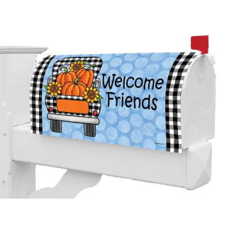 Gingham Truck Mailbox Cover | Mailbox Covers | Mailbox Wraps