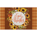 Give Thanks Wreath Doormat | Decorative Doormats | MatMates