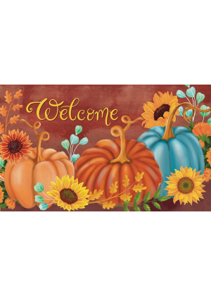 Grateful Pumpkins Doormat | Decorative Doormats | MatMates