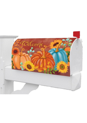 Grateful Pumpkins Mailbox Cover | Mailbox Covers | Mailbox Wraps