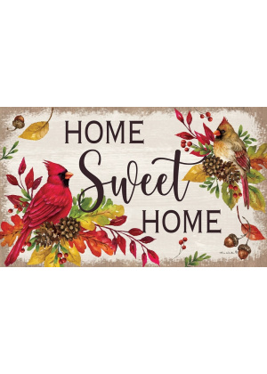 Home Sweet Cardinals Doormat | Decorative Doormats | MatMates