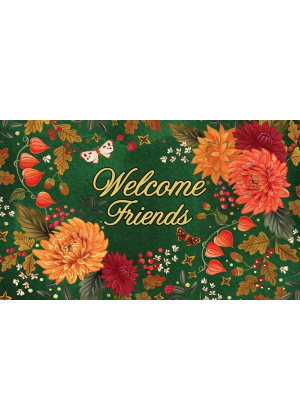 Mums on Green Doormat | Decorative Doormats | MatMates