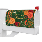 Mums on Green Mailbox Cover | Mailbox Covers | Mailbox Wraps