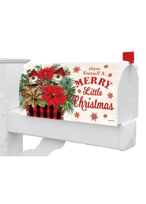 Poinsettia Arrangement Mailbox Cover | Mailbox Covers | MailWrap