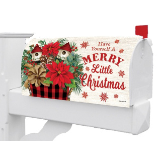 Poinsettia Arrangement Mailbox Cover | Mailbox Covers | MailWrap