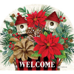 Poinsettia Arrangement Yard Sign | Yard Signs | Abor Mates