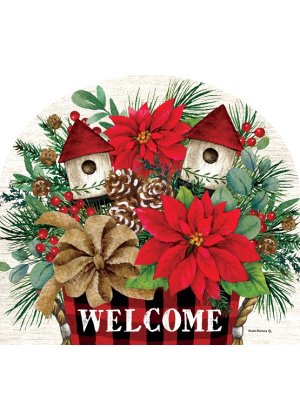 Poinsettia Arrangement Yard Sign | Yard Signs | Abor Mates