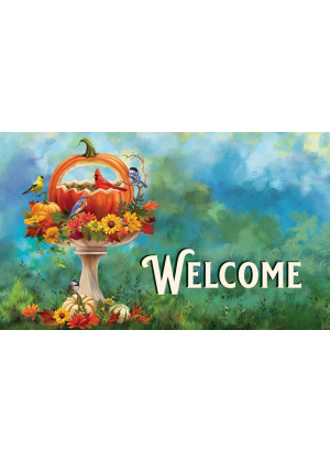 Pumpkin Feeder Doormat | Decorative Doormats | MatMates