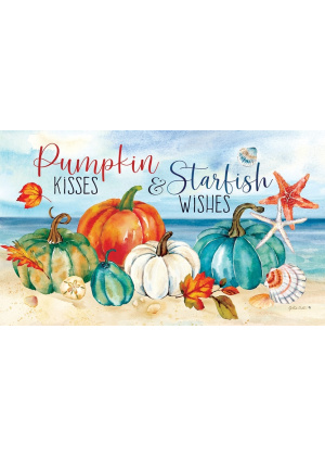 Pumpkin Kisses Doormat | Decorative Doormats | MatMates