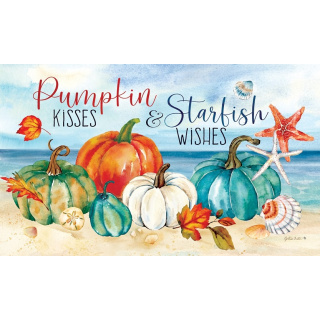 Pumpkin Kisses Doormat | Decorative Doormats | MatMates