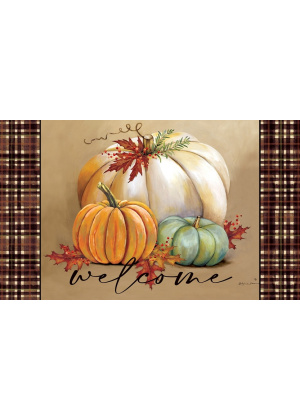 Pumpkin Trio Doormat | Decorative Doormats | MatMates