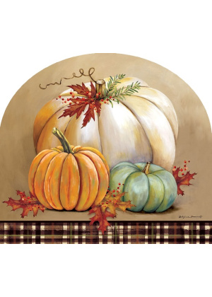 Pumpkin Trio Yard Sign | Yard Signs | Abor Mate | Garden Décor