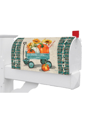 Pumpkin Wagon Mailbox Cover | Mailbox Covers | Mailbox Wraps