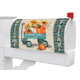 Pumpkin Wagon Mailbox Cover | Mailbox Covers | Mailbox Wraps