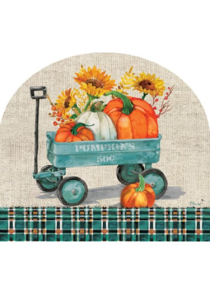 Pumpkin Wagon Yard Sign | Yard Signs | Abor Mate | Garden Décor