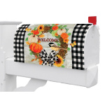 Pumpkin Wreath Mailbox Cover | Mailbox Covers | Mailbox Wraps