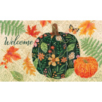 Pumpkins & Leaves Doormat | Decorative Doormats | MatMates