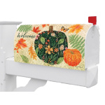 Pumpkins & Leaves Mailbox Cover | Mailbox Cover | Mailbox Wrap