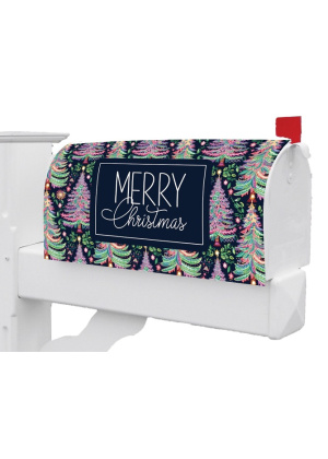 Retro Trees Mailbox Cover | Mailbox Covers | Mailbox Wraps