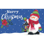 Snowman Lantern Doormat | Decorative Doormats | MatMates