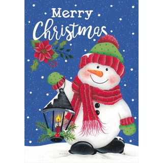 Snowman Lantern Flag | Christmas Flags | Snowman Flags