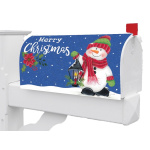 Snowman Lantern Mailbox Cover | Mailbox Covers | MailWraps