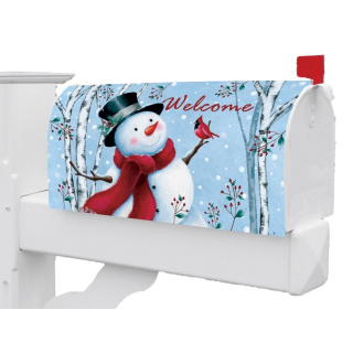 Top Hat Snowman Mailbox Cover | Mailbox Covers | MailWraps