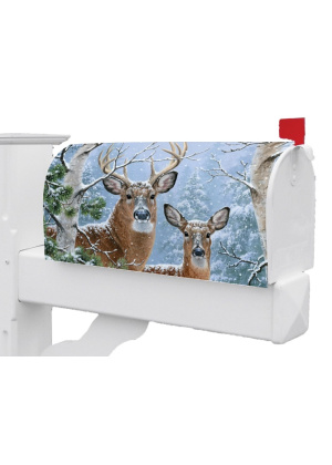 Winter Whitetail Mailbox Cover | Mailbox Covers | MailWraps