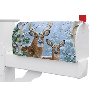 Winter Whitetail Mailbox Cover | Mailbox Covers | MailWraps