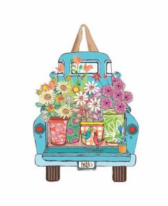 Flower Truck Door Decor