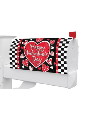 Valentines Check Mailbox Cover | Mailbox Covers | MailWraps