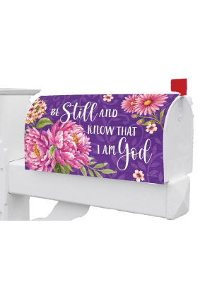 Be Still Floral Mailbox Cover