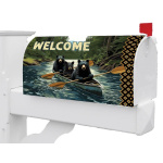 Bear Canoe Mailbox Cover | Mailbox Covers | Mailbox Wraps