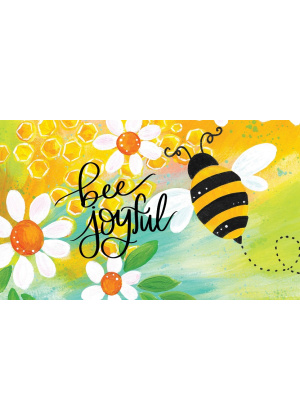 Bee Joyful Doormat | Decorative Doormats | MatMates | Door Mats