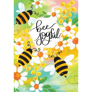 Bee Joyful Flag | Inspirational Flags | Double Sided Flags