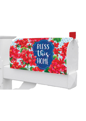 Blessed Geraniums Mailbox Cover | Mailbox Covers | Mail Wrapsr