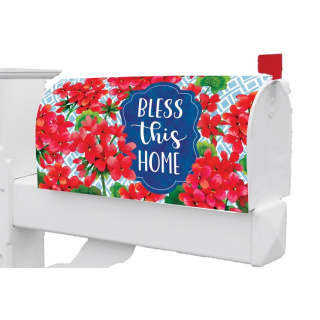 Blessed Geraniums Mailbox Cover | Mailbox Covers | Mail Wrapsr