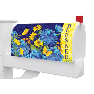 Blessed Hydrangeas Mailbox Cover | Mailbox Covers | Mail Wraps