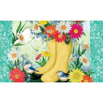 Daisy Boots Doormat | Decorative Doormats | MatMates | Door Mat