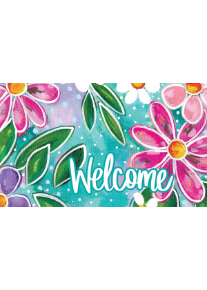 Fantastic Flowers Doormat | Decorative Doormats | MatMates