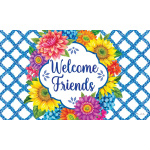 Floral Vines Doormat | Decorative Doormats | MatMates | Door Mat