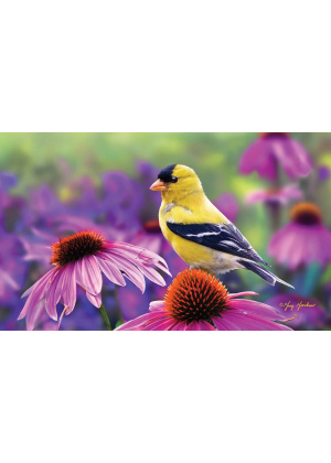 Goldfinch Glory Doormat | Decorative Doormats | MatMates