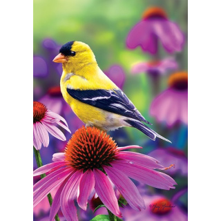 Goldfinch Glory Flag | Spring Flags | Bird Flags | Summer Flags