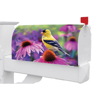 Goldfinch Glory Mailbox Cover | Mailbox Wraps | Mailbox Covers