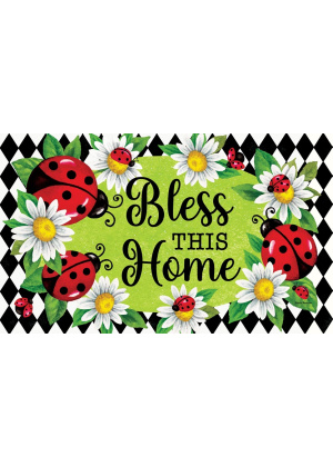 Ladybug Diamond Doormat | Decorative Doormats | MatMates