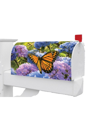 Monarch Hydrangeas Mailbox Cover | Mailbox Covers